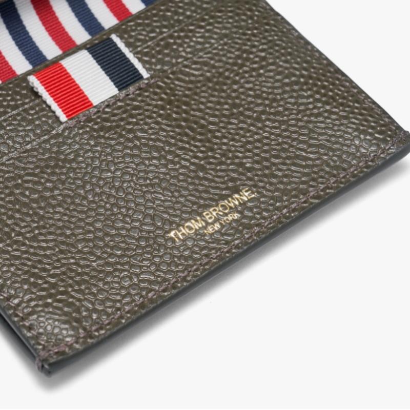 Thom Browne Kieselstruktur Drei Streifen Kartenetui Maw021l 00198 206