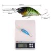 5PCS Rock Little Fat Fish Shiner Deep Dive Far Throw Fake Bait Sea Fresh Water Bait