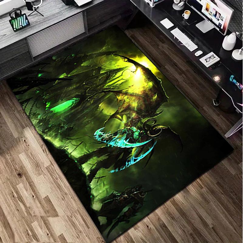 1Pc Warcraft game Rug - home decoration Carpet For Living Room Bedroom Flooring Computer Chair Area Rug