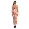 New Women's Halloween Ladies Jumpsuit Bloodstained Digital Printing Jumpsuit Performance Tights