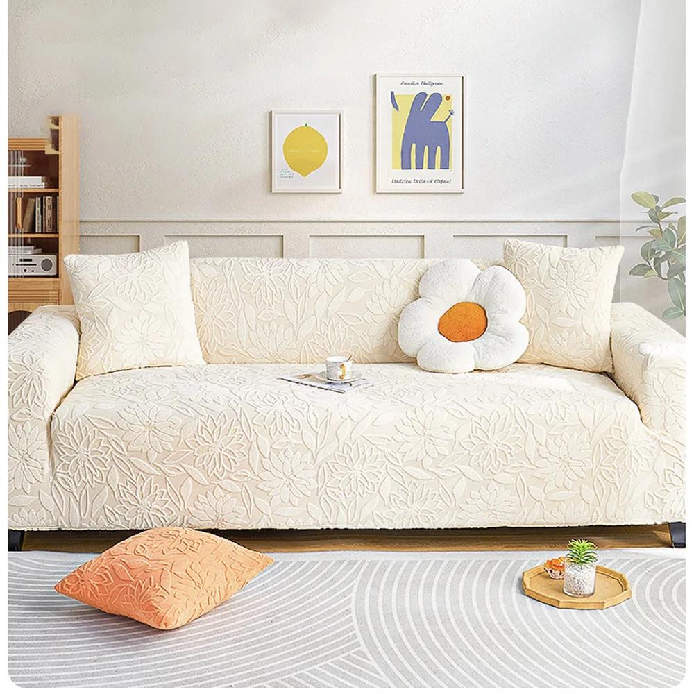 Verdickter Sofabezug Heimsofabezug für Wohnzimmerdekor Verstellbare elastische Sofabezüge für Sessel Rutschfester Sitz Couchbezug