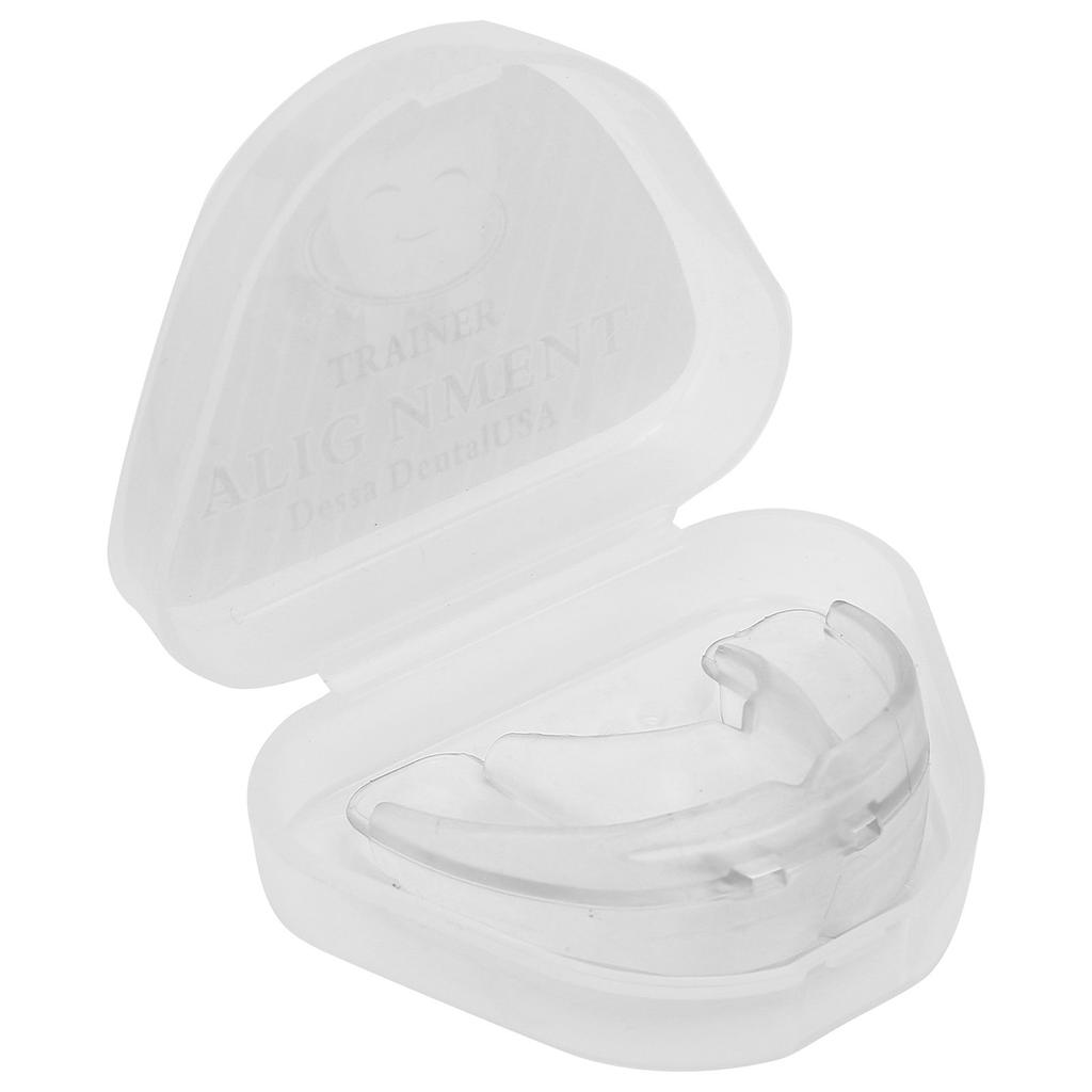 Silicone Dental Brace Orthodontic Retainer Portable Mouth Guard for Teeth GrindingTransparent