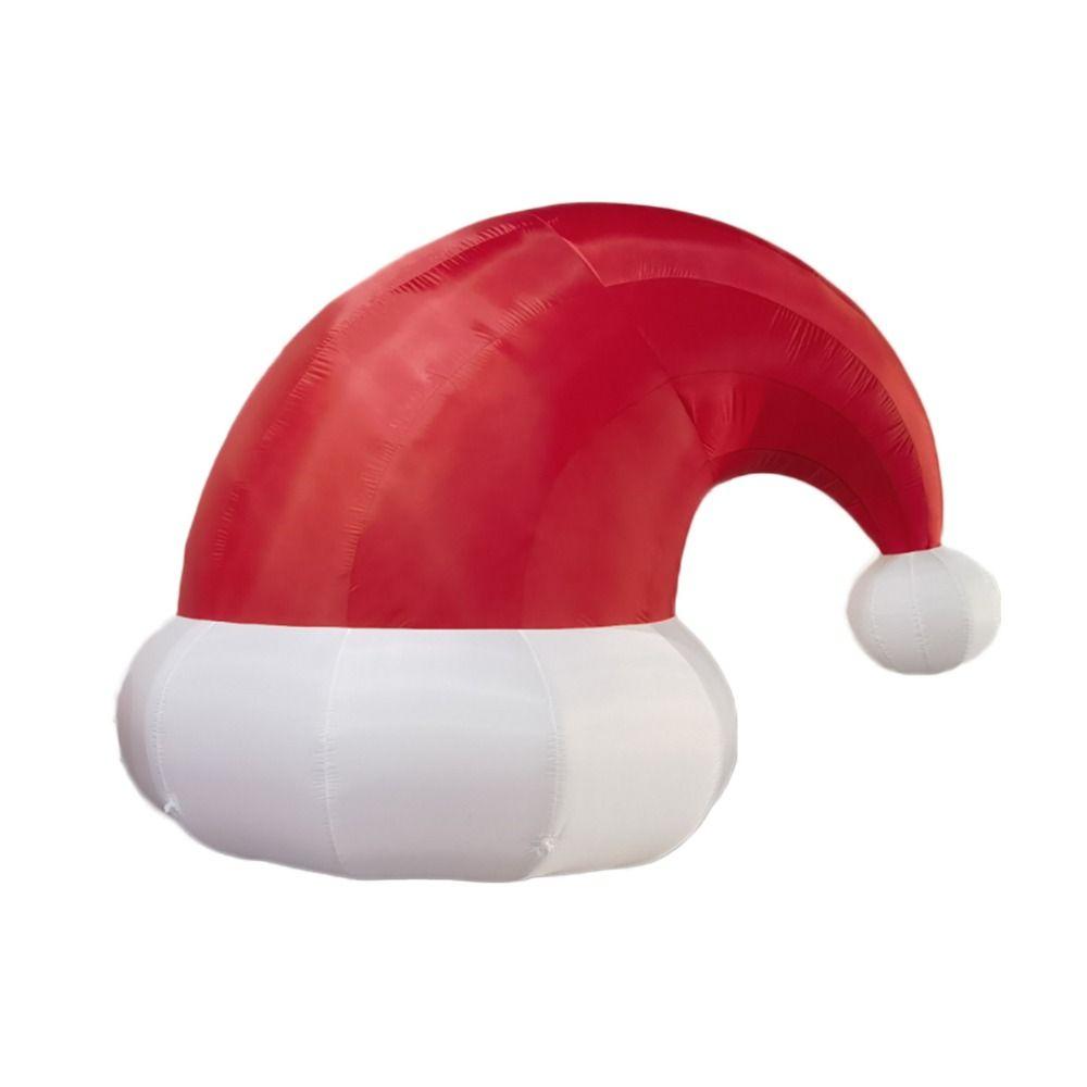 Giant Climbing Santa LED Lighted Waterproof Inflatable Christmas Decor Polyester Inflatable LED Lighted Inflatable Outdoor Use