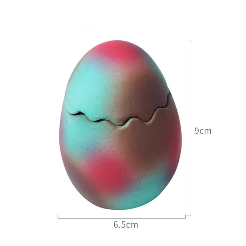 Latex Sounding Squeak Molar Toy Teddy Dinosaur Egg Model for Dogs, Pet Supplies and Puppy Accessories