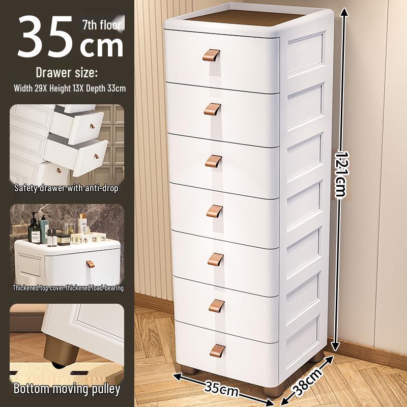 Szafka wielowarstwowa z wąską szczeliną i szufladami o wymiarach 18/25/30 cm do kuchni i łazienki