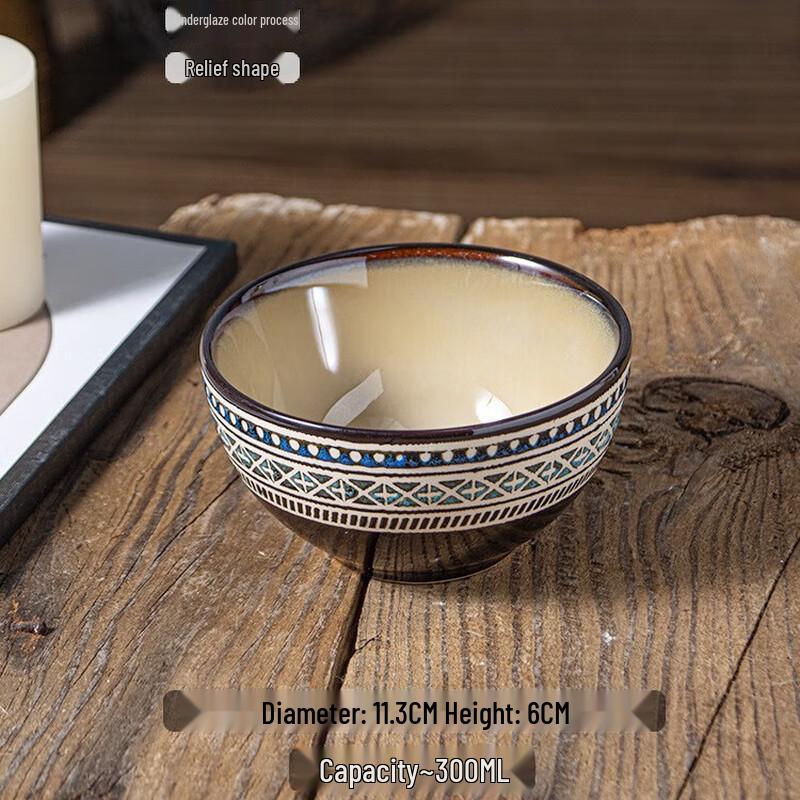 

Zhi Shi Embossed Underglaze Ceramic Tableware