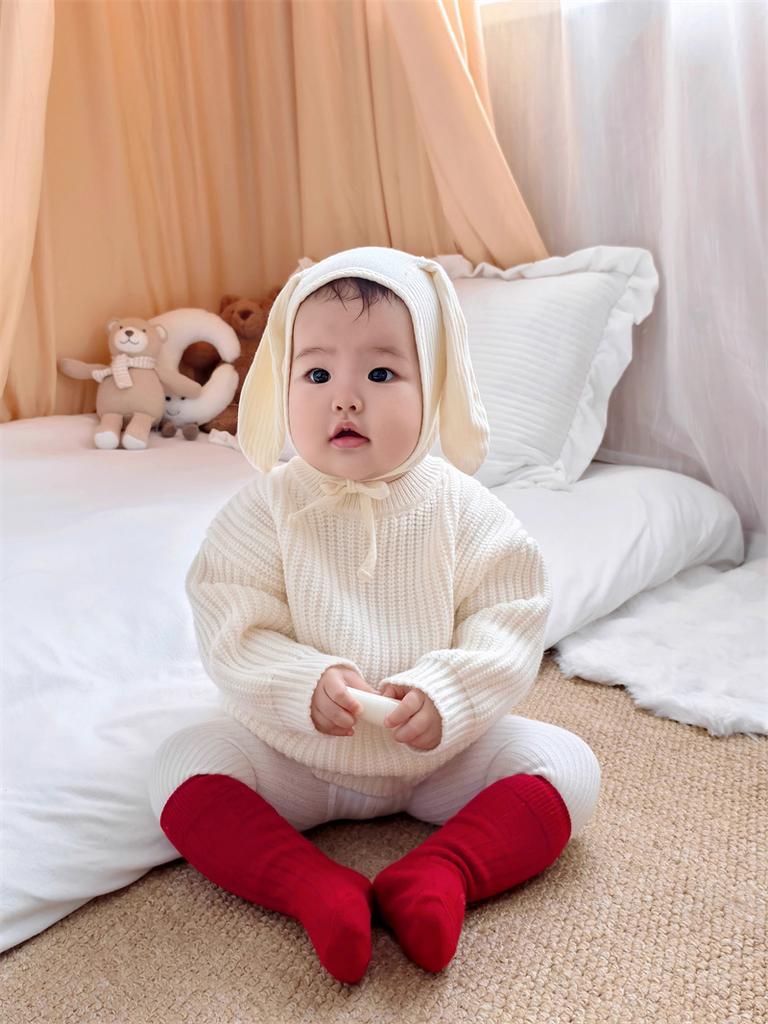 0-6Yrs Baby Boys Girls Knit Sweater Clothes 2025 New Toddler Infant Newborn Knitwear Soft Spring Long Sleeve Baby Pullover Tops