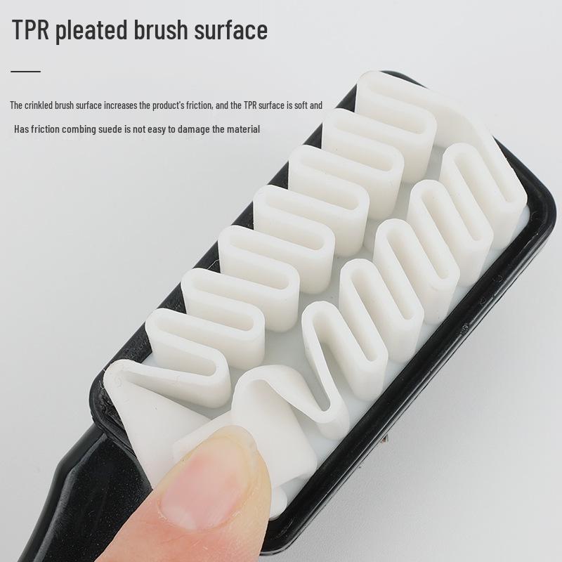 Three-Sided Suede & Leather Winter Boot Cleaning Brush