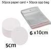 50pcs Earring Display Cards Cardboard for DIY Jewelry Holder Selling Organizer Small Businesses Labels Packaging Material Supply