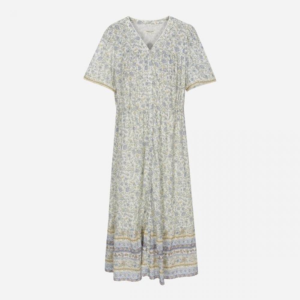 Thursday Island Women Floral V Neck Dress T264mop259w ivory (IV)/S