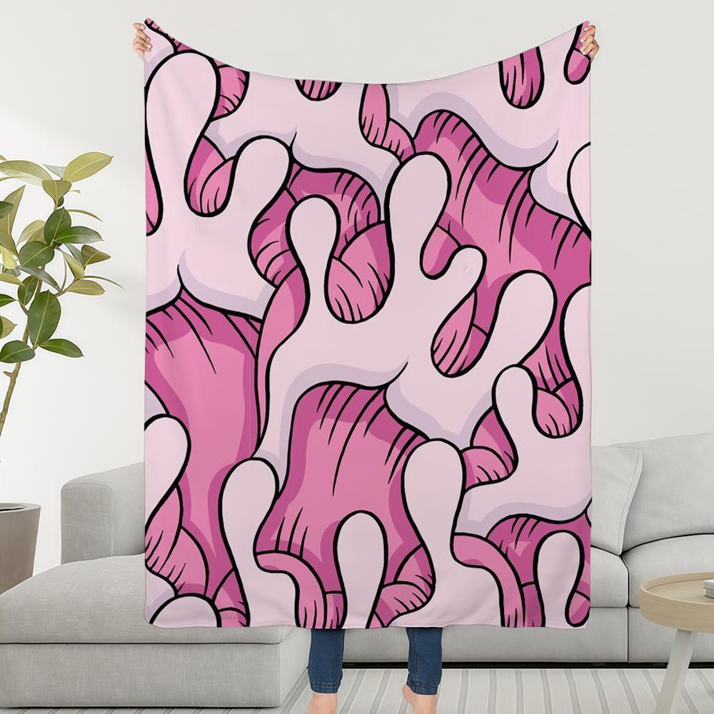 Blanket Throw Super Pattern Cosy Plush Living Swirl Room Sofa Couch Childish Camouflage Birthday Gifts