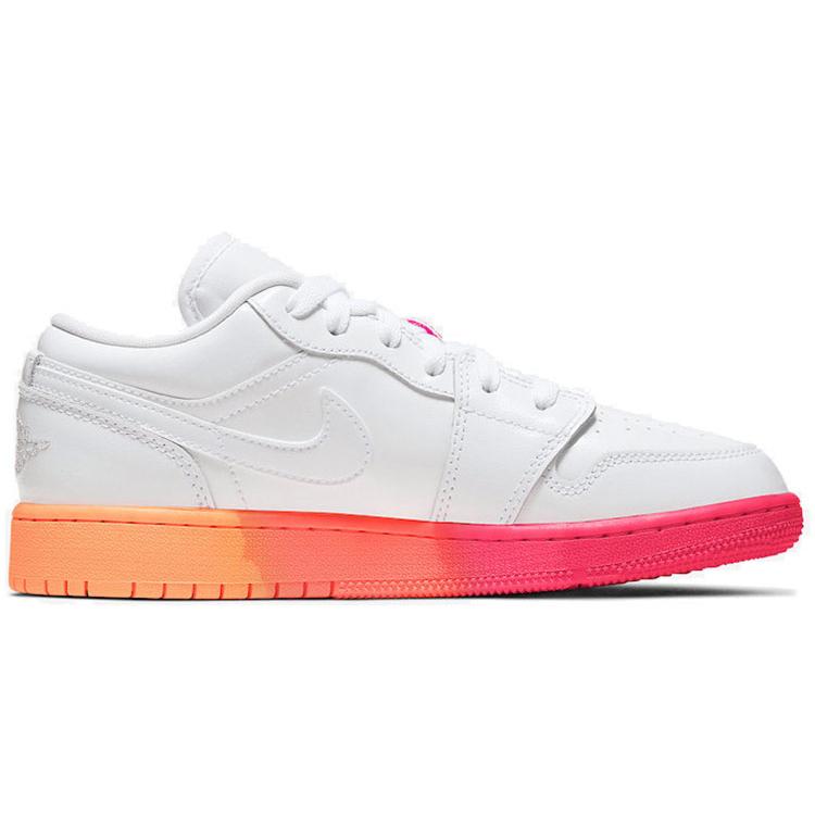 New Jordan 1 Low GS Sunset Sole 554723-100