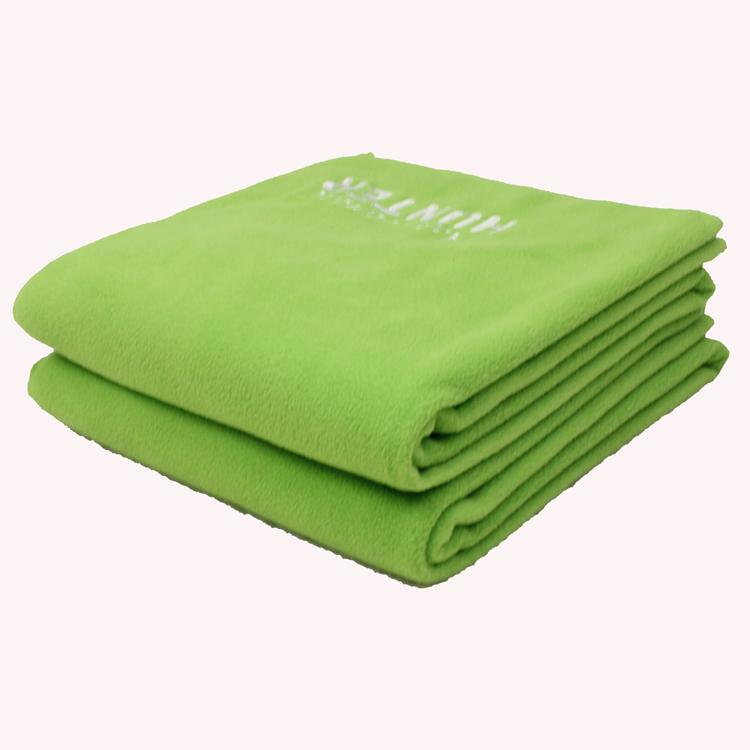 Polar Fleece Blanket 100% Polyester Solid Color Two Sides Brushed Polar  Fleece Blanket Full зелёный