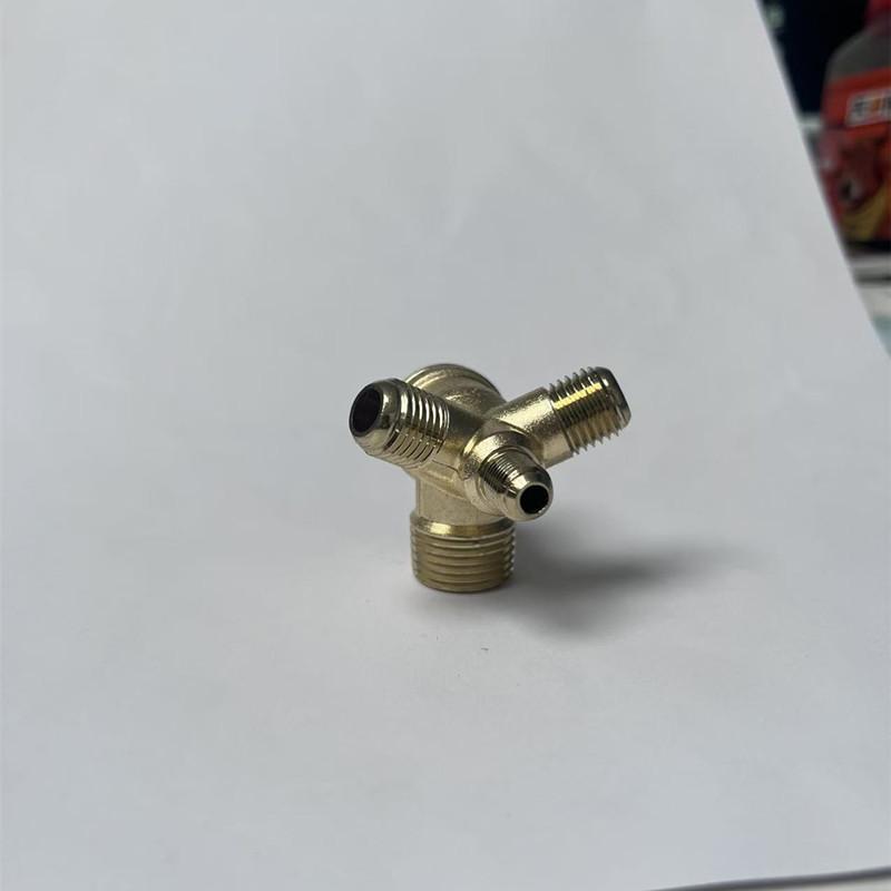 V-Type Dual Tube Check Valve, Non-Return Valve for Direct Drive 5P Air Compressor Pump Parts