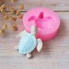 1PC Ocean Themed Silicone Mold Cute Turtle Shaped Resin Casting Mold Mousse Chocolate Cake Baking Mold