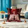 C-Chainsaw Man Makima Square Double-Sided printed Pillow Case Bedroom Bedside Pillow Sofa Cushion Cover