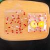 100Pcs Transparent Heart Bags Candy Cookie Self Adhesive Pouch Storage Package