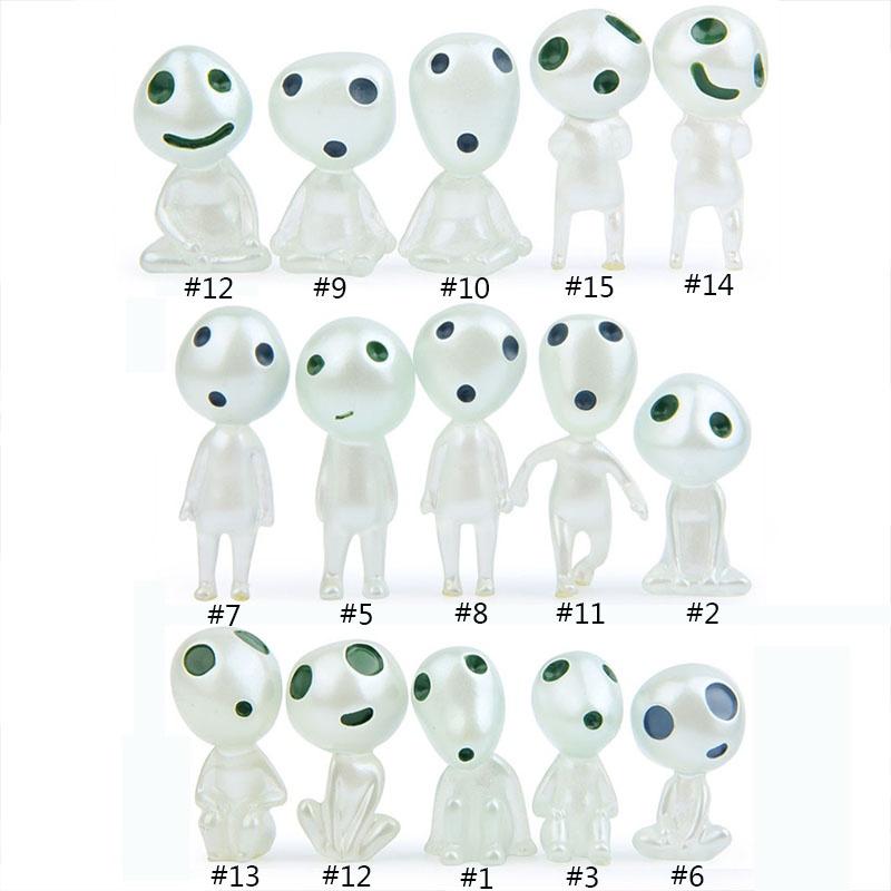 Enchanting Mini Mononoke Luminous Tree Elves Doll Ornament For Micro Landscape Bonsai