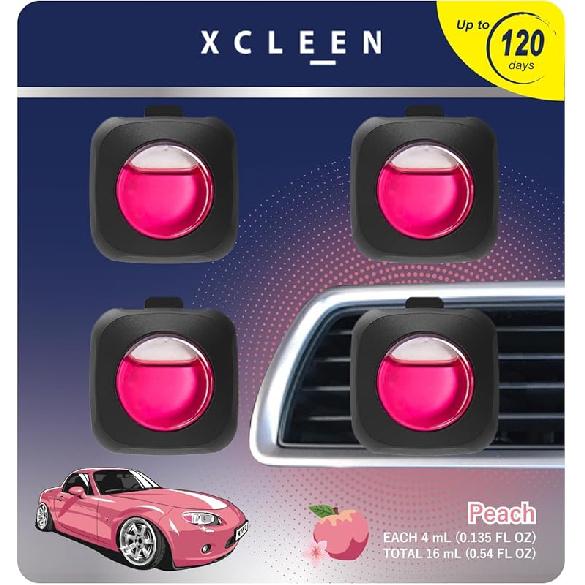 Car Air Freshener Vent Clips Ocean Scent, Car Fresheners For Men, Car Scent Accessories For Women, Pack Of 4