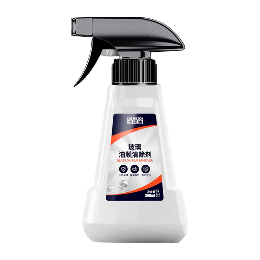260ml Powerful Stain Removal Auto Window Cleaner Glass Oil Film Remover Spray Deep Cleaning Car Glass Coating Agent For Home Car
