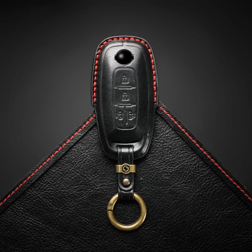 [smasol] New Serena C28 Series Key Cover Genuine Leather Nissan
