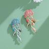 Rhinestone Jellyfish Brooches For Women Unisex Cute Sea Life Pins Office Birthday Party Friend Gifts Trendy Jewelry Accessories