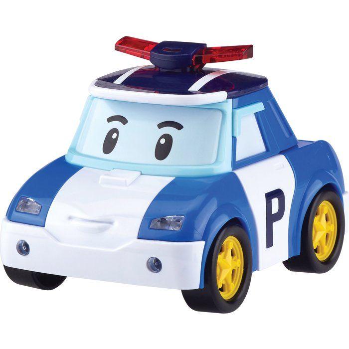Figur Roboter-Helikopter 10 cm - Silverlit – Robocar Poli – Verwandlungsfahrzeug Poli 2-in-1