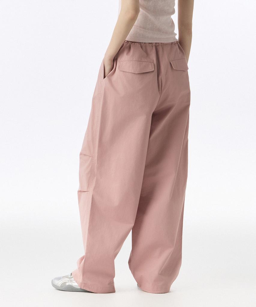 MUSINSA STANDARD WOMAN Women'S Cotton Parachute Pants [Desert Pink]