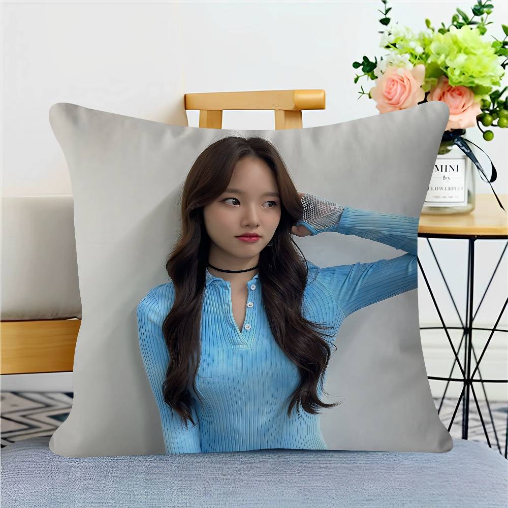 Singer L-Lee-Soojin Cushion Cover Car Throw Pillow Case For Sofa Car Christmas Gift 40x40cm 45x45cm