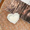 3D Heart-Shaped Phone Holder & Makeup Mirror: Magnetic, Retractable, Stable Adhesive for Desk Use