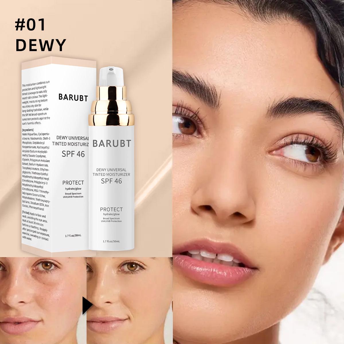 

Эксклюзивный трансграничный тонирующий увлажняющий крем SPF46+ 50 мл - Увлажняет кожу, Долго держится, Легко наносится