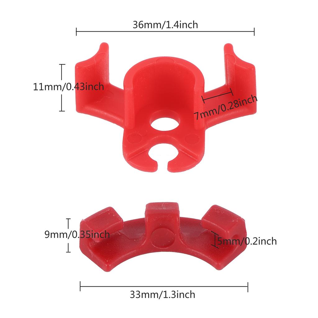 50/100Pcs Plant Clamp Bending Device Flower Vine Branches Plant Stem Training Clips Plant Growth Bender Control Support Clamps