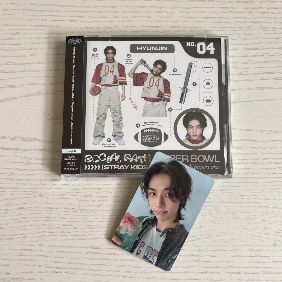 

[Б/В] Stray Kids Social Path FC Members Лімітоване видання Видання Хьонджина