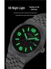MEGIR Lucifiel Men's Luminous Waterproof Steel Band Quartz Calendar Watch
