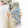 Soft Dragon Silicone Case For OPPO Reno3 Reno 3 Pro 3Pro 4G 6.4" CPH2035 CPH2037 CPH2036 Shell Couples Phone Cover