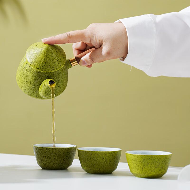 Jiang Lai Creative Gift Tea Set (One Pot, Four Cups)