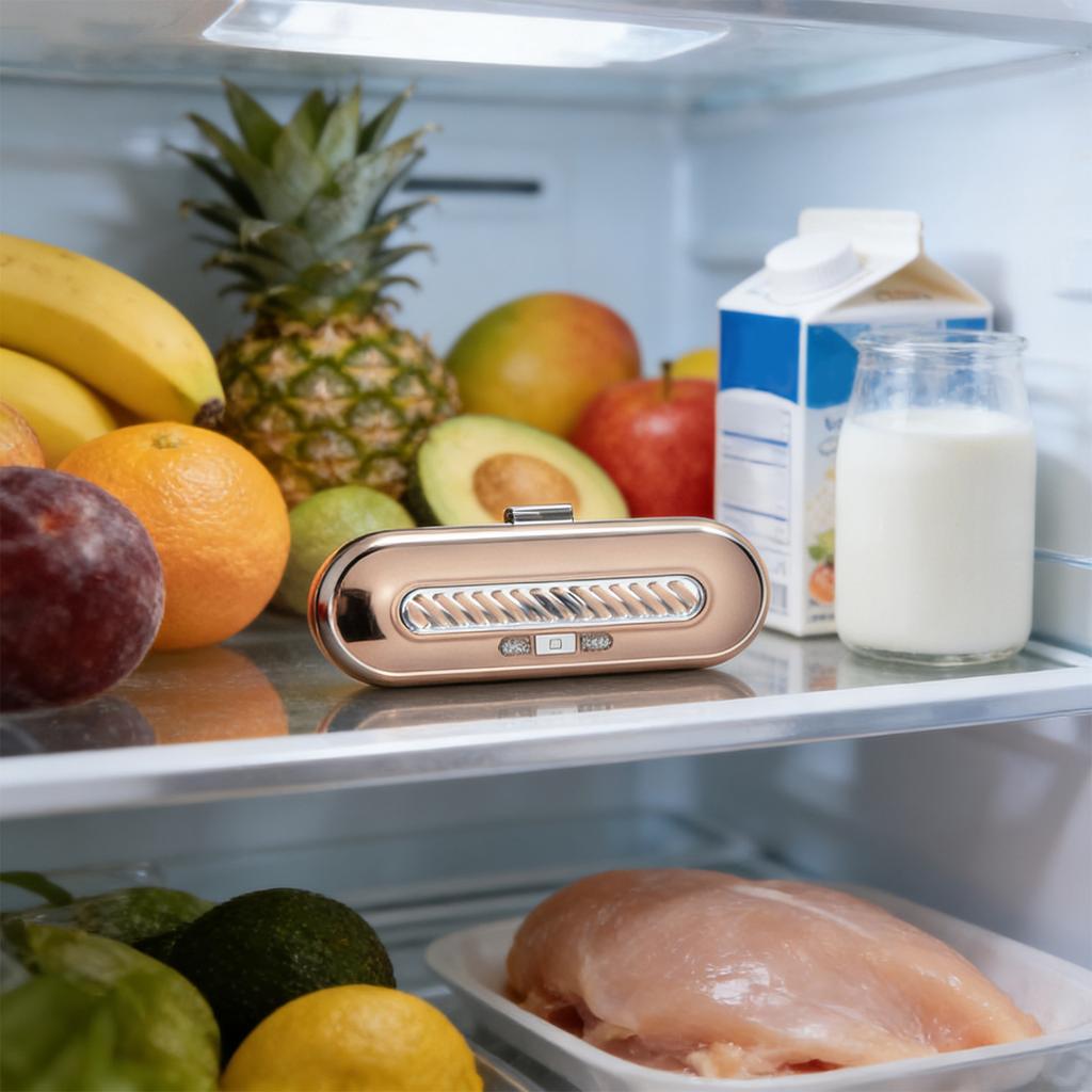 Rechargeable Odor Eliminator For Fridge Compact And Portable