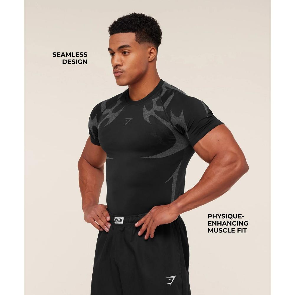 Short Sleeved Summer T-shirt Quick Drying Breathable Sports and Leisure Running Top Elastic Fitness