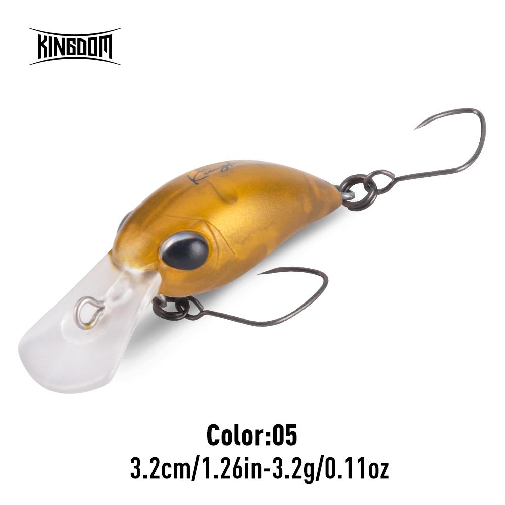 Kingdom Mikro Crank Minnow Rybářská Návnada 1.5g/25mm 3.2g/32mm Plovoucí Tvrdá Návnada ABS Rybářské Potřeby Umělé Tvrdé Návnady Crankbaity Potřeby Wobblery