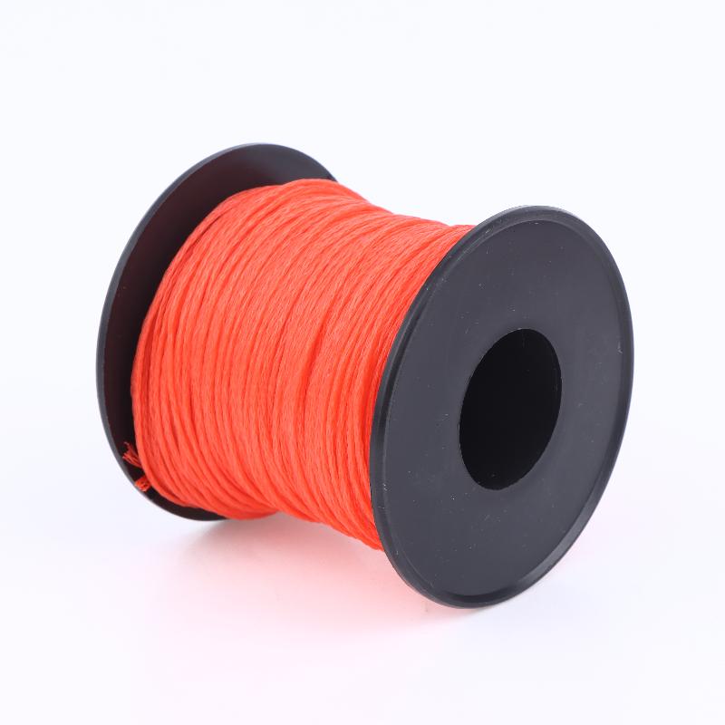

50M/Roll Red Marking Construction Line Mason Line Gardening Crafting Wire Camping Climbing Camping Rope Hiking Clothesline 1Pcs