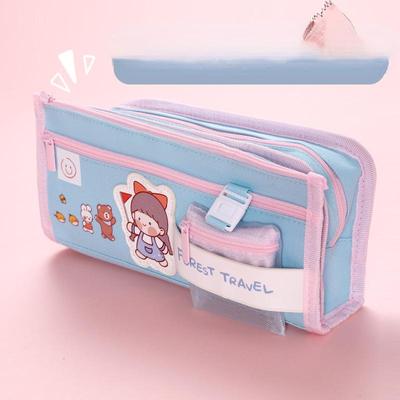1 τμχ Pencil Bag Pencil Box Cute Bag Κορεάτικη γραφική ύλη Back To School Pencil Bag Cute Pencil LXY