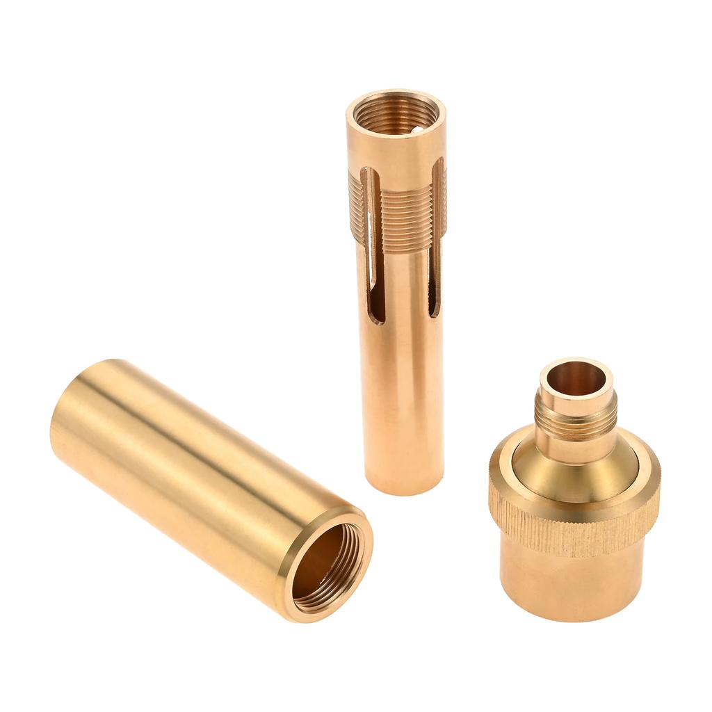 1pc Brass Fountain Nozzle Rotating Air-Blended Spray Head Various Water Column 3/8" 1" Thread Decor Garden Pond Pool Landscape