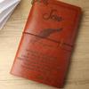 Journal Notebook Loose-Leaf Refillable Faux Leather Cover with Elastic Strap