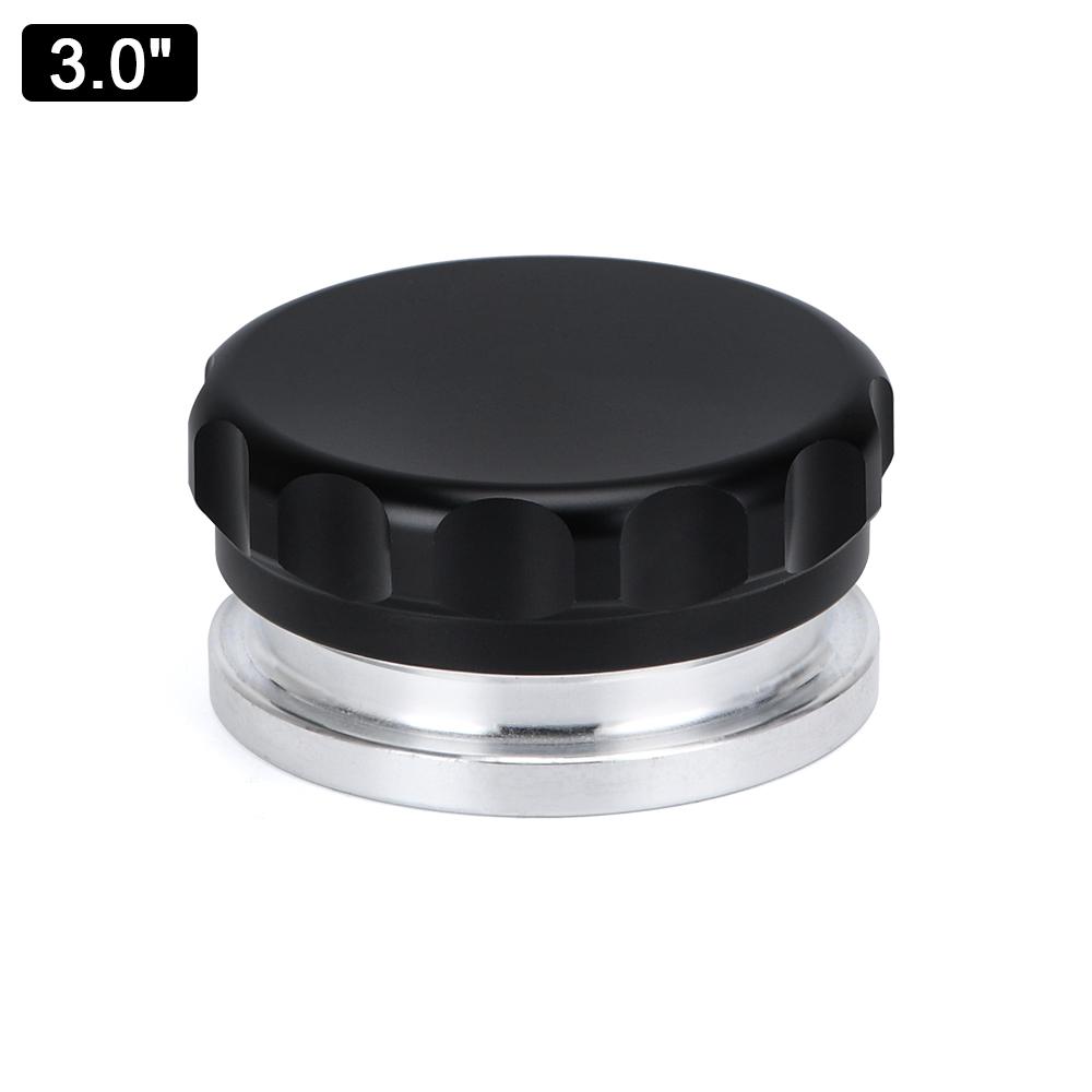 3,0"/76mm 2,5"/63,5mm 2"/50,8mm 1,5" 38mm Aluminiumlegering Svejseblok Påfyldningsstuds Og Låg Olie Brændstof Vandtank Sort