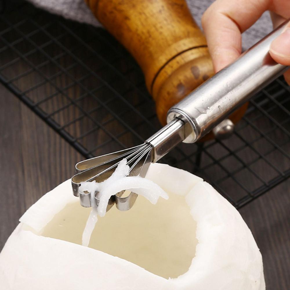 Multi-Purpose Slicer Scraper Fruit Tool Coconut Shaver Grater Coconut Meat Remover Fish Scaler