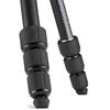 Manfrotto Element MII Aluminum Tripod, 4-Section, Black, 180° Folding, Twist Lock, Maximum Load Capacity UNI/PdR 105:2021 8 kg, DSLR Compatible, MKELM