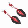 Pair 8mm 10mm Universal Motorbike Scooter Motorcycle Rearview Mirror Rear View Side Mirrors Red