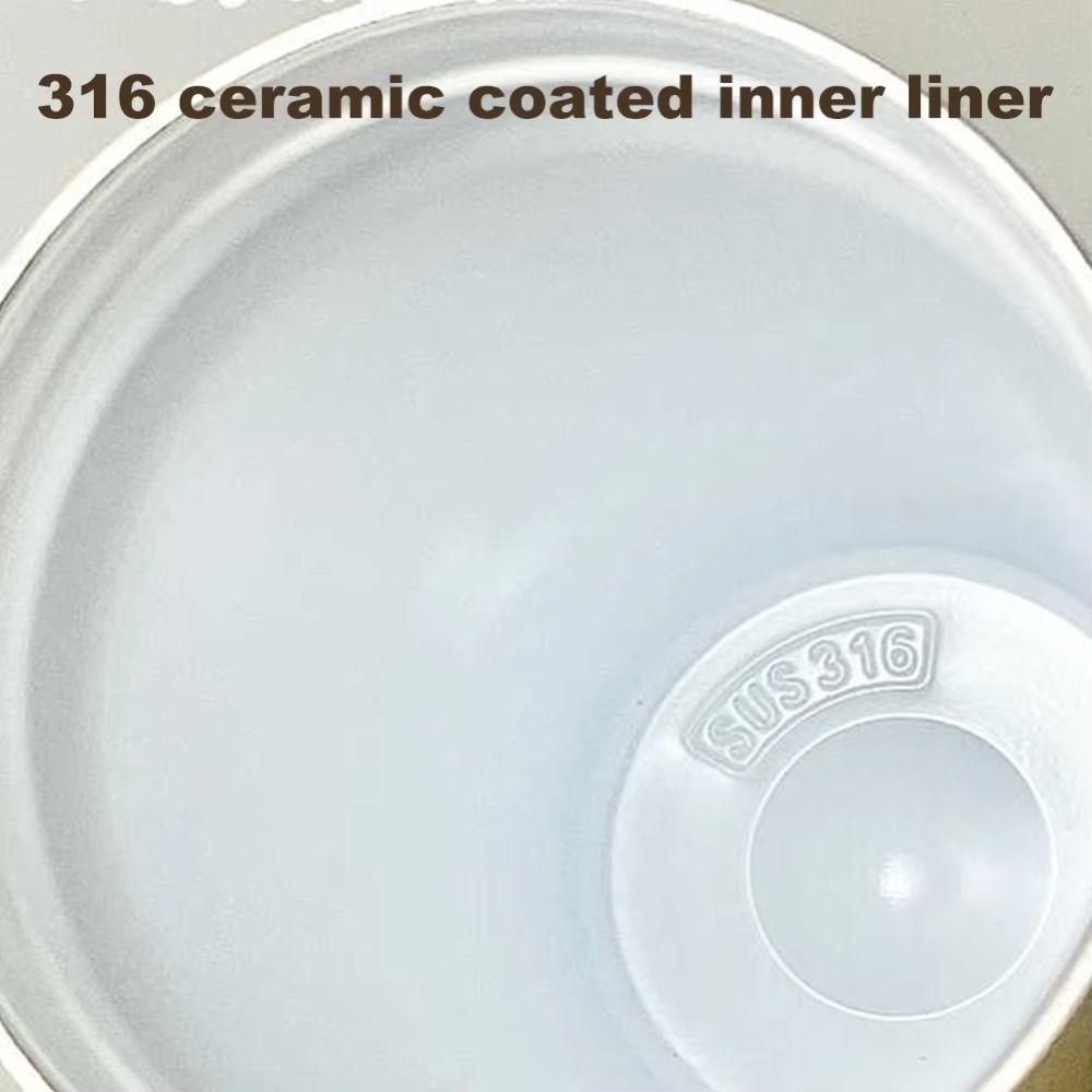 550ml Thermal Cup Stainless Steel Vacuum Flasks Cute Travel Coffee Cup