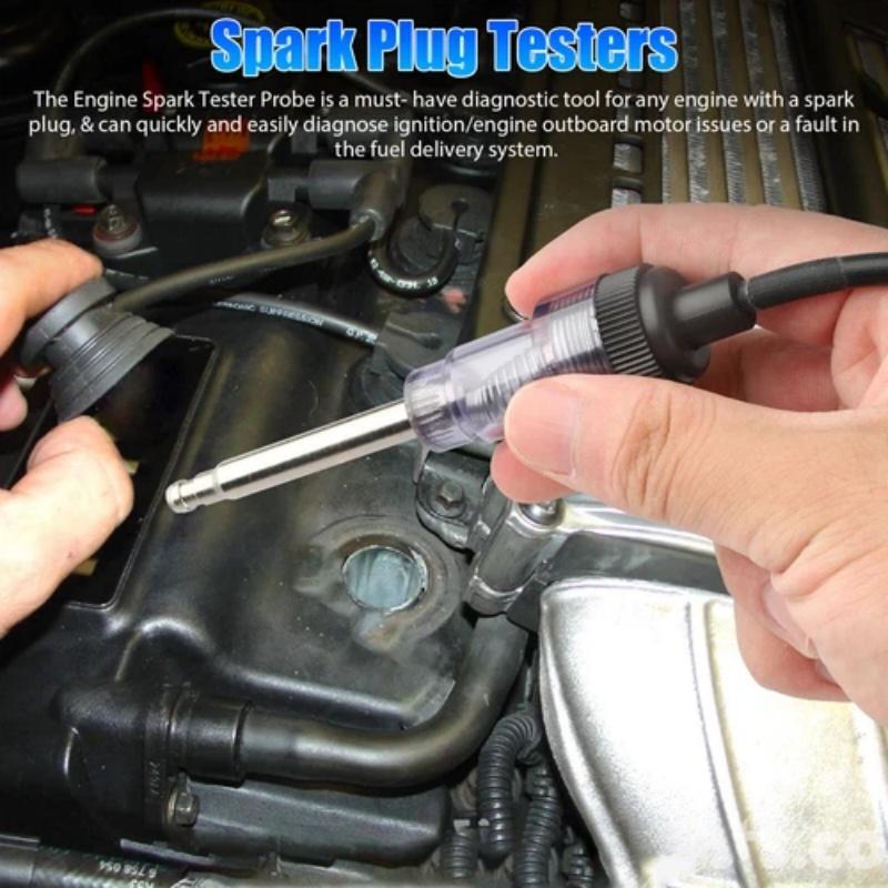 1PC Car Spark Plug Tester Repair Tools Ignition System Coil Engine In Line Auto Diagnostic Test Tool