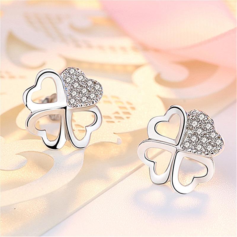 925 Silver Stud Earrings Beautiful Earrings High Quality For Women Earring Wedding Fine Jewelry Accessories Party Gift